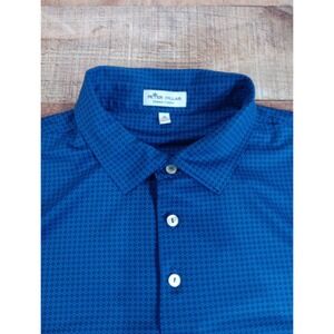 peter millar summer comfort xl polo All Over Print Golf Performance Men's Blue